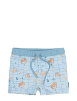 Mikk-line - Swim Pant Uv Aop - Maudymosi šortai - Mėlyna