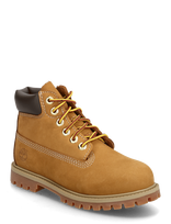 Timberland - Timberland Premium 6 Inch Lace Up Waterproof Boot Wheat - Žieminiai batai su raišteliais - Ruda