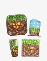 Joker - Pixel Level Up Party Pack - Vaikų šventės reikmenys - Marga / raštuota