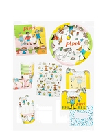 Joker - Pippi Party Pack Big - Vaikų šventės reikmenys - Marga / raštuota