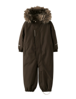 Name It - Nmnsnow10 Suit Solid Fo Noos - Slidinėjimo kombinezonai ir komplektai - Ruda