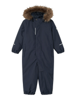 Name It - Nmnsnow10 Suit Solid Fo Noos - Slidinėjimo kombinezonai ir komplektai - Tamsiai mėlyna