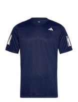 Adidas Tennis - Club 3-Stripe Tee - Sportiniai marškinėliai - Tamsiai mėlyna
