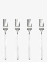 OYOY Living Design - Yuka Fork - Pack Of 4 - Šakutės - Sidabro