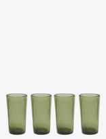 OYOY Living Design - Kuki Highball Glass - Pack Of 4 - Stiklinė vandeniui - Žalia