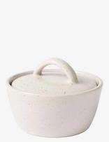 Broste Copenhagen - Nordic Vanilla Bowl With Lid - Dekoratyvinė lėkštė - Kreminė spalva