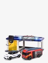 Dickie Toys - Dickie Toys Danish Rescue Station With 2 Vehicles - Policijos automobiliai - Balta