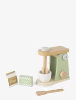 Dantoy - Blender Wood In Gift Box 4 Parts - Žaislinės virtuvės aksesuarai - Marga / raštuota
