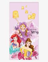 Princesses - Towel Princess 768 - 60X120 Cm - Rankšluostis - Marga / raštuota
