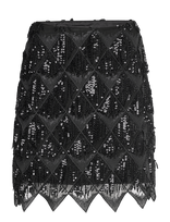 Twist & Tango - Melvina Sequin Skirt - Trumpas sijonas - Juoda