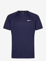 NIKE SWIM - Nike Essential Short Sleeve Hydroguard - Sportiniai marškinėliai - Tamsiai mėlyna
