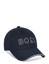 BOSS - Cap-Us-1 - Sportinė kepurė - Tamsiai mėlyna