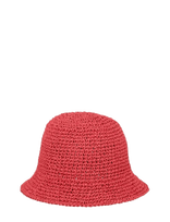 Becksöndergaard - Solid Saverina Straw Hat - Šiaudinė skrybėlė - Raudona