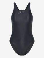 NIKE SWIM - Nike Logo Tape Fastback One Piece - Sportinis maudymosi kostiumėlis - Juoda
