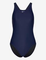 NIKE SWIM - Nike Solid Fastback One Piece - Sportinis maudymosi kostiumėlis - Tamsiai mėlyna