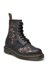 Dr. Martens - 1460 Black Decayed Roses Classic Tumbled Nappa - Suvarstomi batai - Juoda