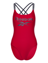 Reebok Performance - Womens Rbk Swimsuit Adalia - Sportinis maudymosi kostiumėlis - Raudona