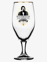 Edward Blom - Beer Glass No:1 "När Man Festar" - Alaus taurė - Nude