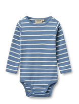 Wheat - Body L/S Berti - Marškinėliai ilgomis rankovėmis - Mėlyna