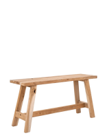 House Nordic - Faya - Bench, Teak, Nature, 90X25X45 Cm - Taburetės ir suolai