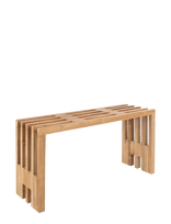 House Nordic - Elina - Bench, Teak, Nature, 90X30X49 Cm - Taburetės ir suolai - Ruda