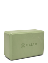 Gaiam - Gaiam Celery Point Block - Jogos blokeliai ir dirželiai - Žalia