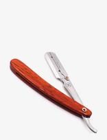 Parker - Srrw - Rosewood Handle Clip Type Barber/Straight Razor - Skrudintuvas - Sidabro