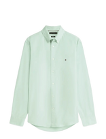 Tommy Hilfiger - Flex Poplin Solid Rf Shirt - Laisvalaiko marškiniai - Žalia