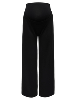Only Maternity - Olmfever Wide Pants Jrs Noos - Plačios kelnės - Juoda