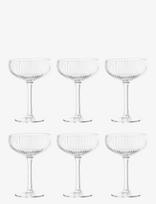 Bloomingville - Astrid Champagne Glass - Šampano taurės - Nude