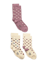 Minipop - Minipop Season Bamboo Socks 3 Pcs - Kojinės - Rožinė