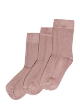 Minipop - Minipop Noos Bamboo Socks 3 Pcs - Kojinės - Rožinė