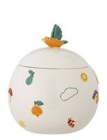 Bloomingville - Agnes Jar W/Lid - Virtuvės stiklainis - Balta