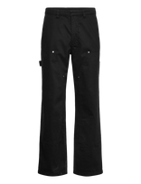 WOOD WOOD - Wwfed Herringbone Workwear Pants - Cargo kelnės - Juoda
