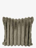 Ceannis - C/C 50X50 Fake Fur Stripe Grey - Pagalvėlė - Žalia