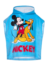 Mickey Mouse - Poncho Mickey  1340 - 50X100 Cm - Vonios pončas - Marga / raštuota