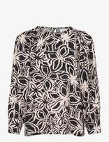 Kaffe - Kahannah Blouse - Marškinėliai ilgomis rankovėmis - Juoda