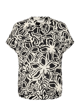 Kaffe - Kaano Blouse - Marškinėliai trumpomis rankovėmis - Juoda
