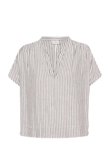 Kaffe - Kamilia Wing Sl Blouse - Marškinėliai trumpomis rankovėmis - Balta