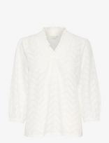 Kaffe - Kavictoria Blouse - Marškinėliai ilgomis rankovėmis - Balta