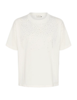Kaffe - Kaberisa T-Shirt - Marškinėliai trumpomis rankovėmis - Kreminė spalva