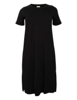 Kaffe Curve - Kccaline Dress - Iki kelių ir midi suknelės - Juoda