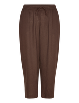 Kaffe Curve - Kcmille Cropped Pants - Kelnės - Ruda