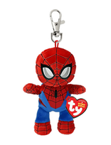 TY - Spiderman - Floppy Clip - Pliušinis žaislas - Marga / raštuota