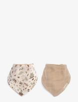 Filibabba - Bandana Bib 2 Pack Gots - Little Wonders + Warm Grey - Seilinukas - Smėlio