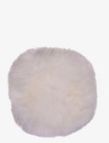 House Nordic - Disa - Lambskin Seat, Ivory, Real Lambskin, Ø35 Cm - Kėdžių pagalvėlė - Kreminė spalva