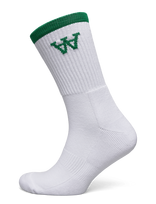 WOOD WOOD - Wwcon Tennis Socks - Įprastos kojinės - Balta