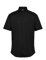 Seven Seas Copenhagen - Seven Seas Fine Twill | Modern | S/S - Marškiniai - Juoda