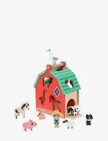 Vilac - Shape Sorter - My Nice Farm By Ingela P Arrhenius - Medinė figūrėlė - Marga / raštuota