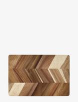 Aida - Tapasboard  Herringbone Pattern, Acacia Wood Size  27X18X1,5 Cm. - Medinė pjaustymo lenta